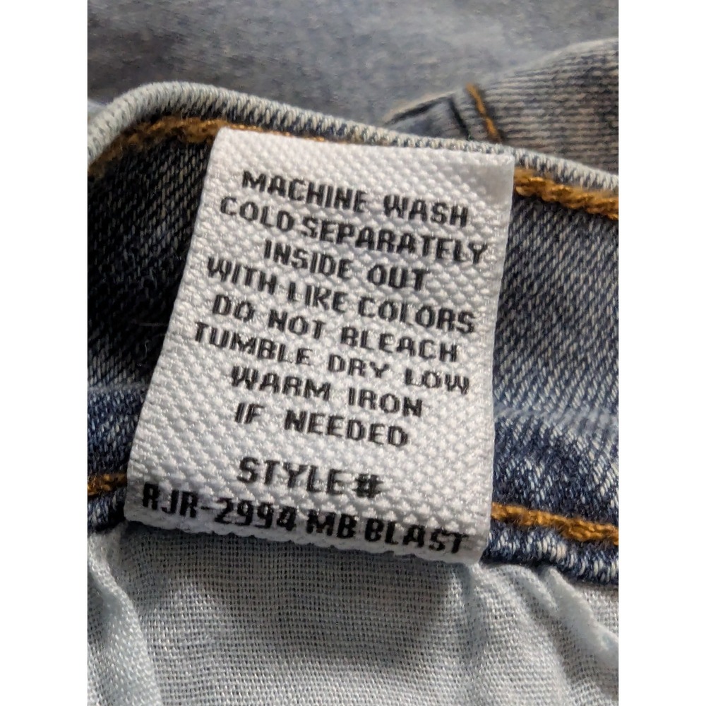 FIRE & RAIN Wide Leg Jeans Womens Size 9 Denim High Rise Stretch Medium Wash - Picture 9 of 15